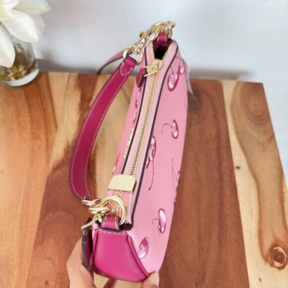 COACH Teri Shoulder Bag With Cherry Print CR290 - Picture 5 of 5